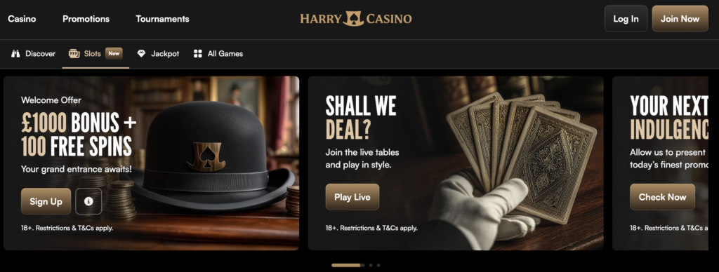 Harry Casino - Best Credit Card Casino Bonuses
